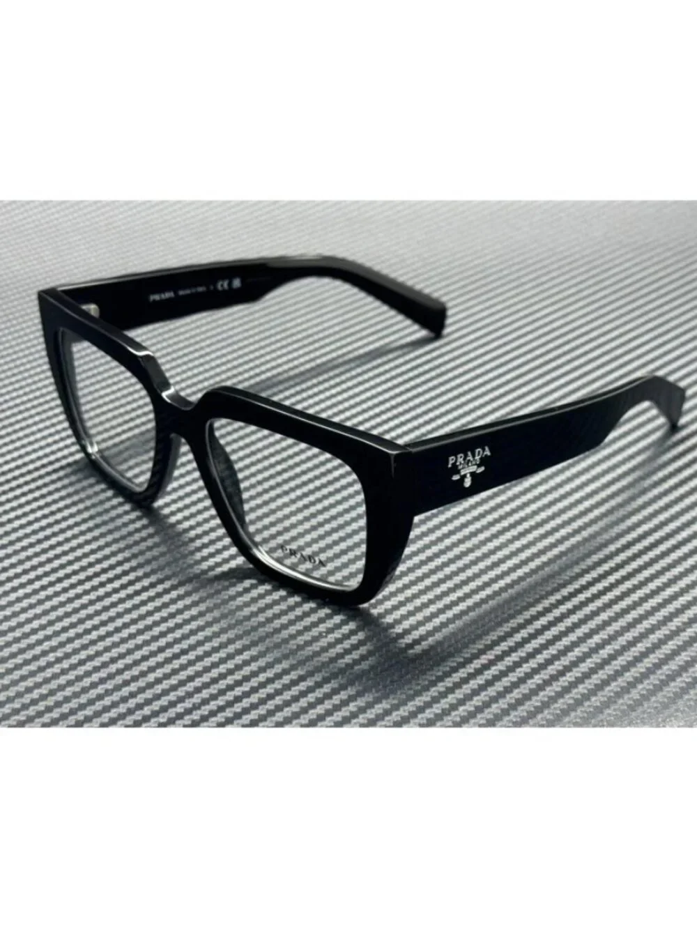 New PRADA Women Black Eyeglasses 52-18-140